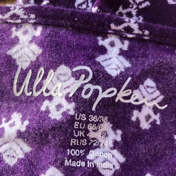 Ulla Popken Sofia Bright Graphic Knit Tunic 6X A-Line Empire Waist - Picture 5 of 5